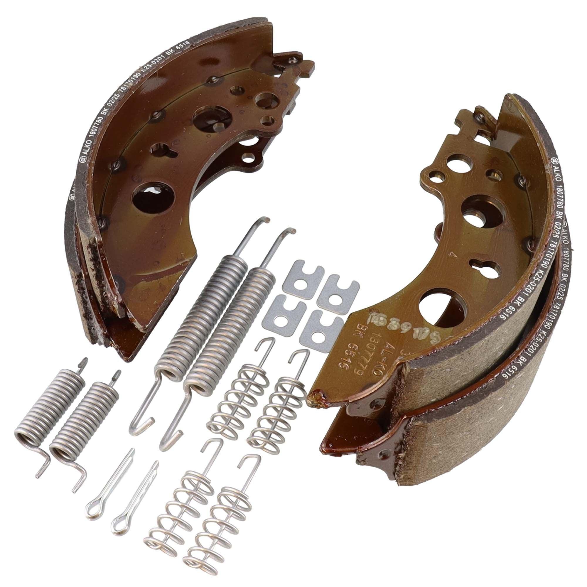 AL-KO Bremsbacken Satz 1213889 für 2050 / 2051 200x50mm AL-KO trailerteile.eu.