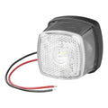 Positionsleuchte 12-24V Weiß 61 x 61 mm LED