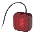 Positionsleuchte 12/24V Rot 65 x 65 mm LED