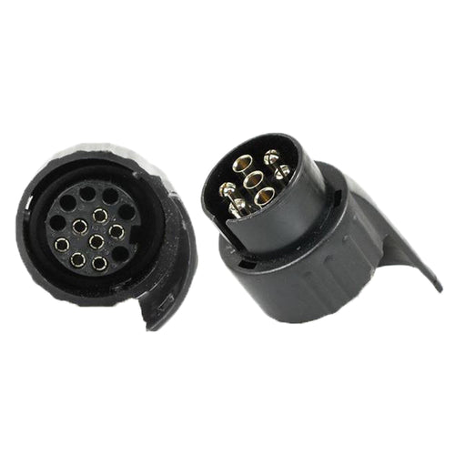 Adapter Anhänger Version 7 auf 13 polig mit Lasche TheDrive trailerteile.eu.