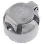 7-polige Anhänger-Steckdose Metall 12V rund