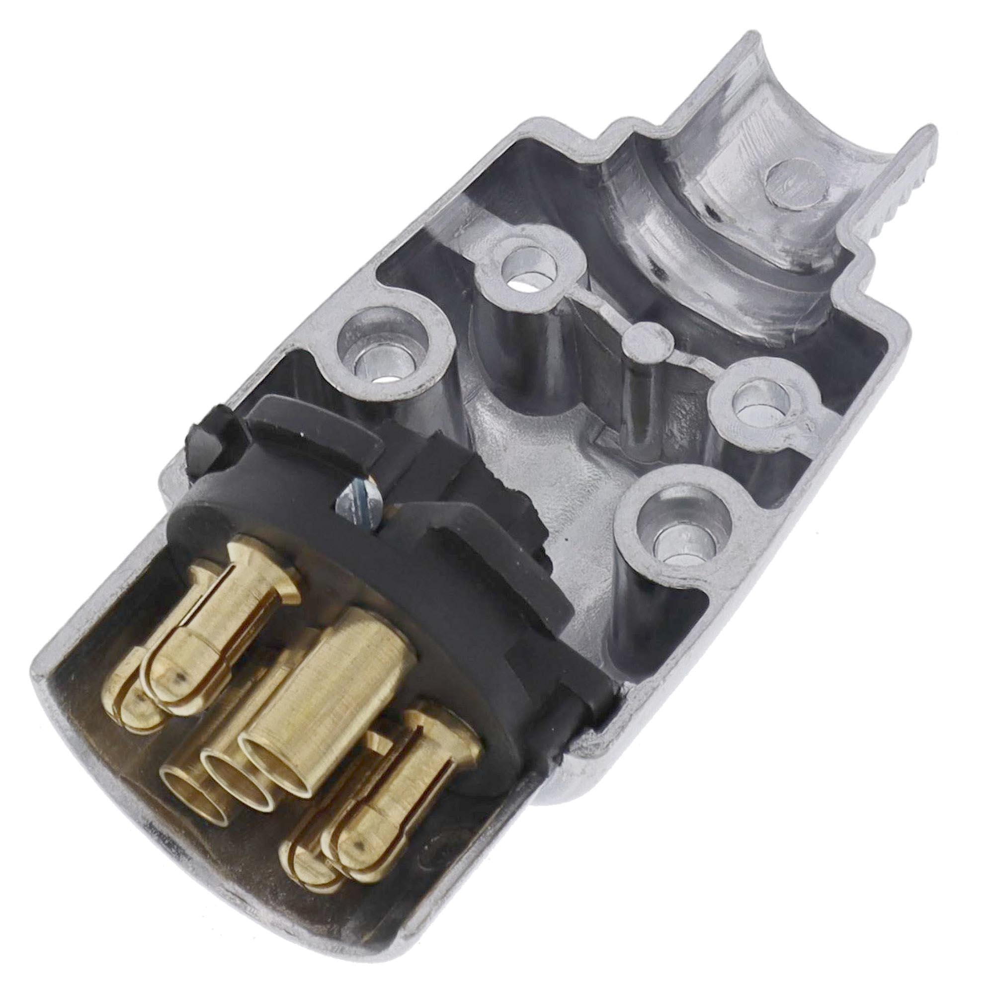 7-poliger Anhänger-Stecker Metall 12V