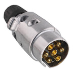 7-poliger Anhänger-Stecker Metall 12V