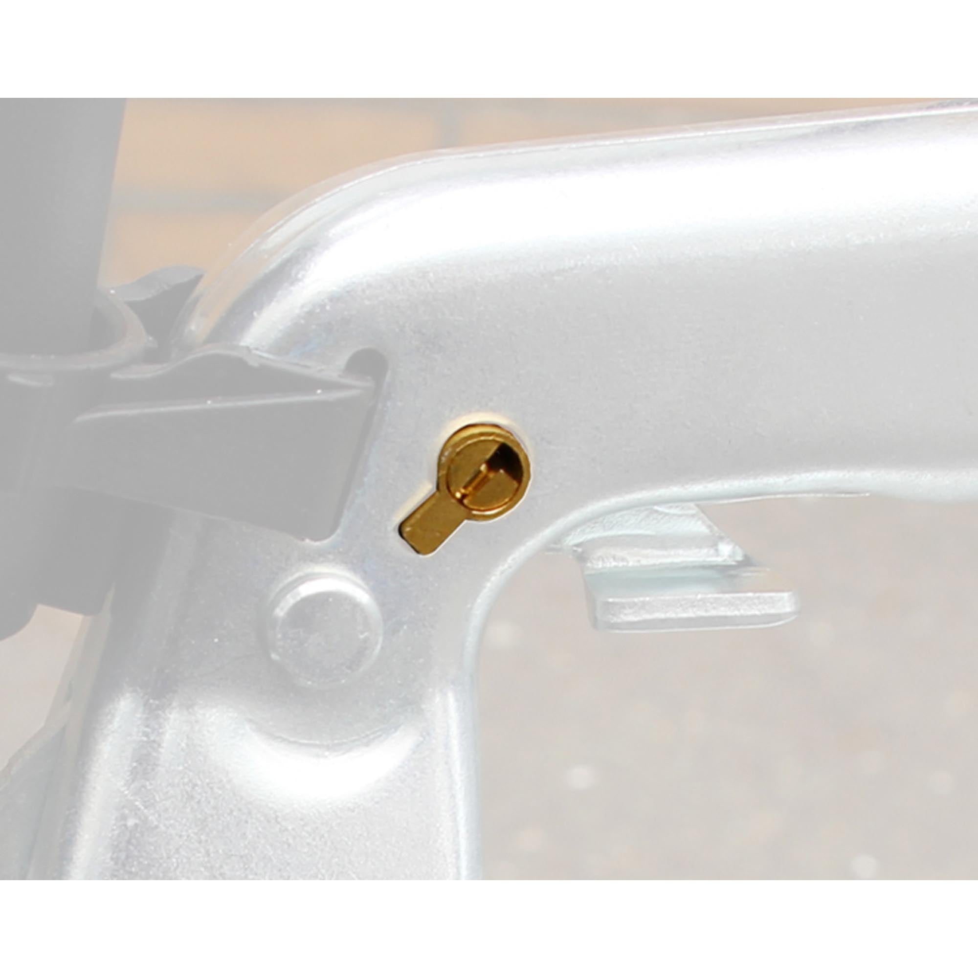 Steckschloss für Kugelkupplungen + 2 Schlüssel