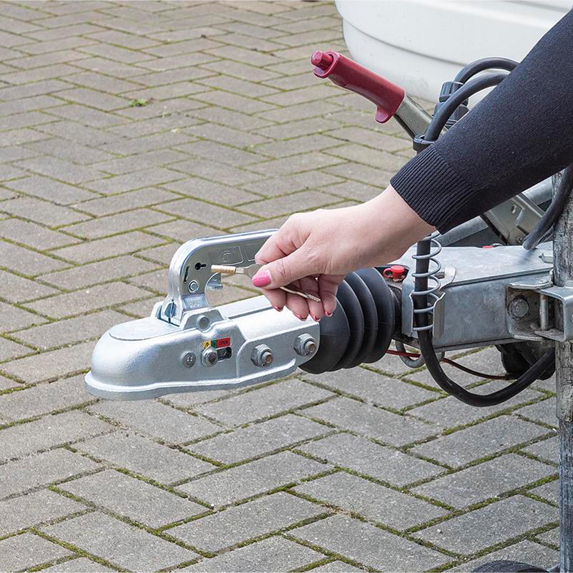 Steckschloss für Kugelkupplungen + 2 Schlüssel