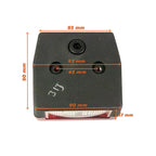 Aspöck Minipoint Dreikammer Rückleuchte - Tüllenanschluss