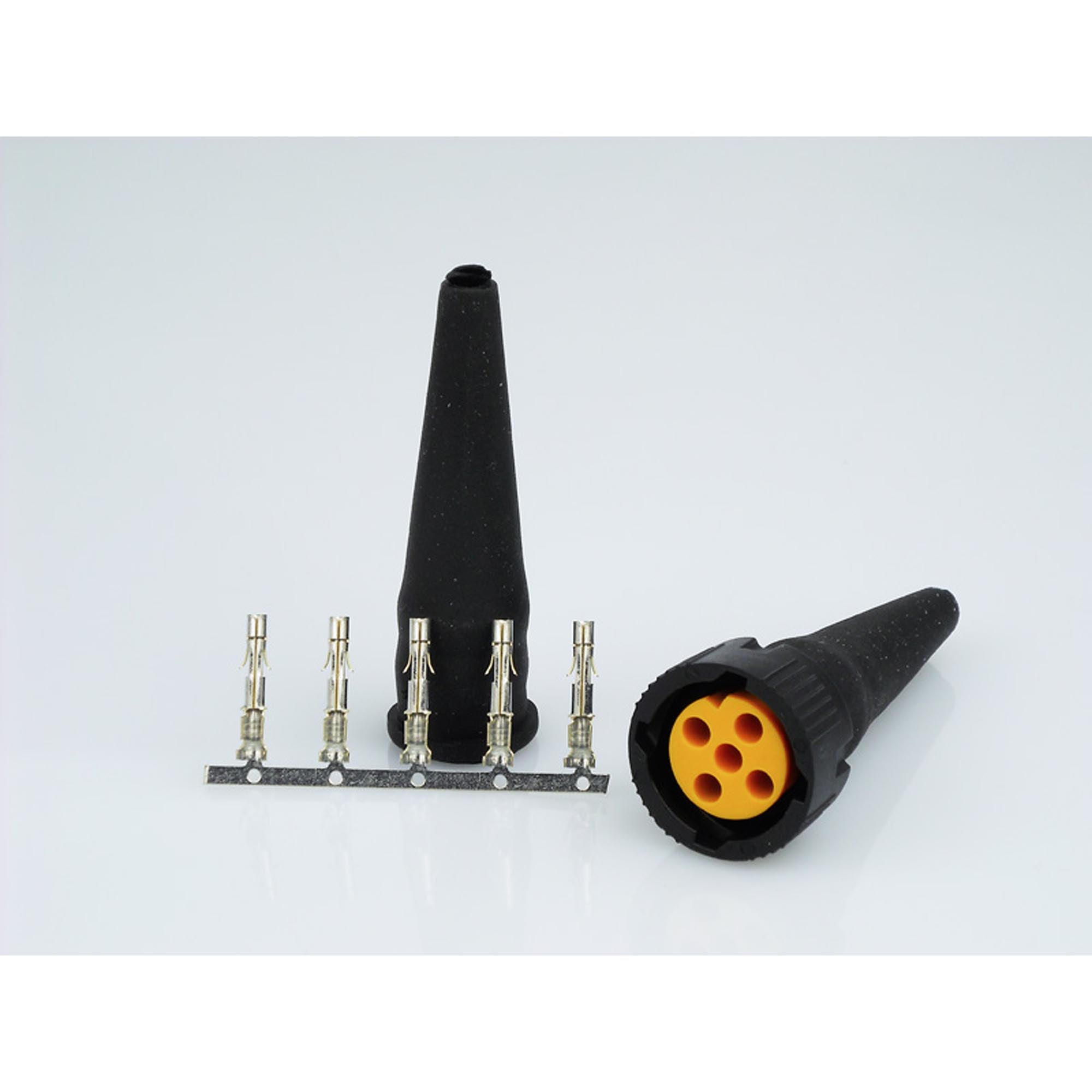 Aspöck Bajonettverbinder 5polig GELB