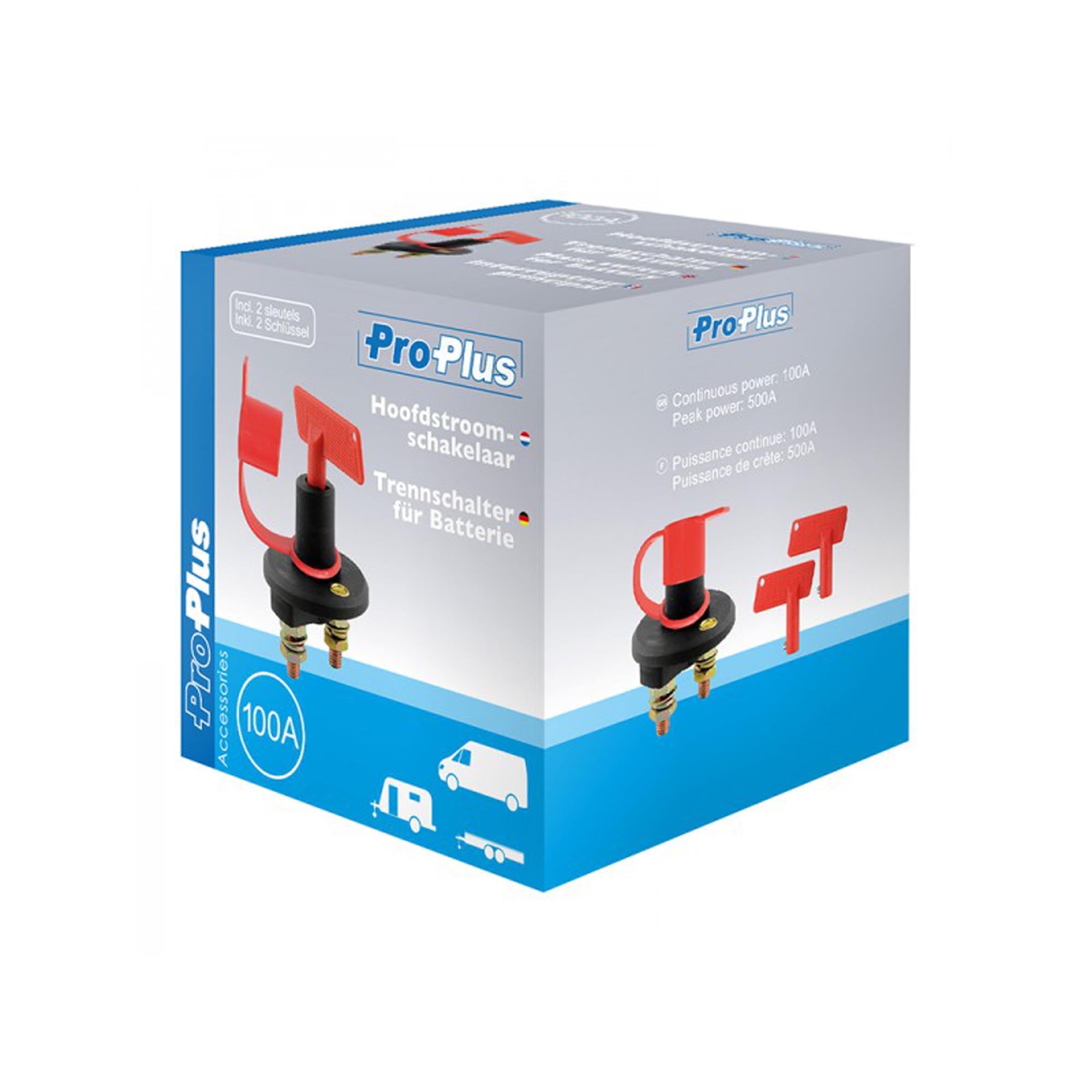 Batterieschalter/ Batterietrennschalter 300A +2 Schlüssel