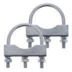 2x Rundbügel Klemmschelle 70mm für Stützrad Klemmhalter