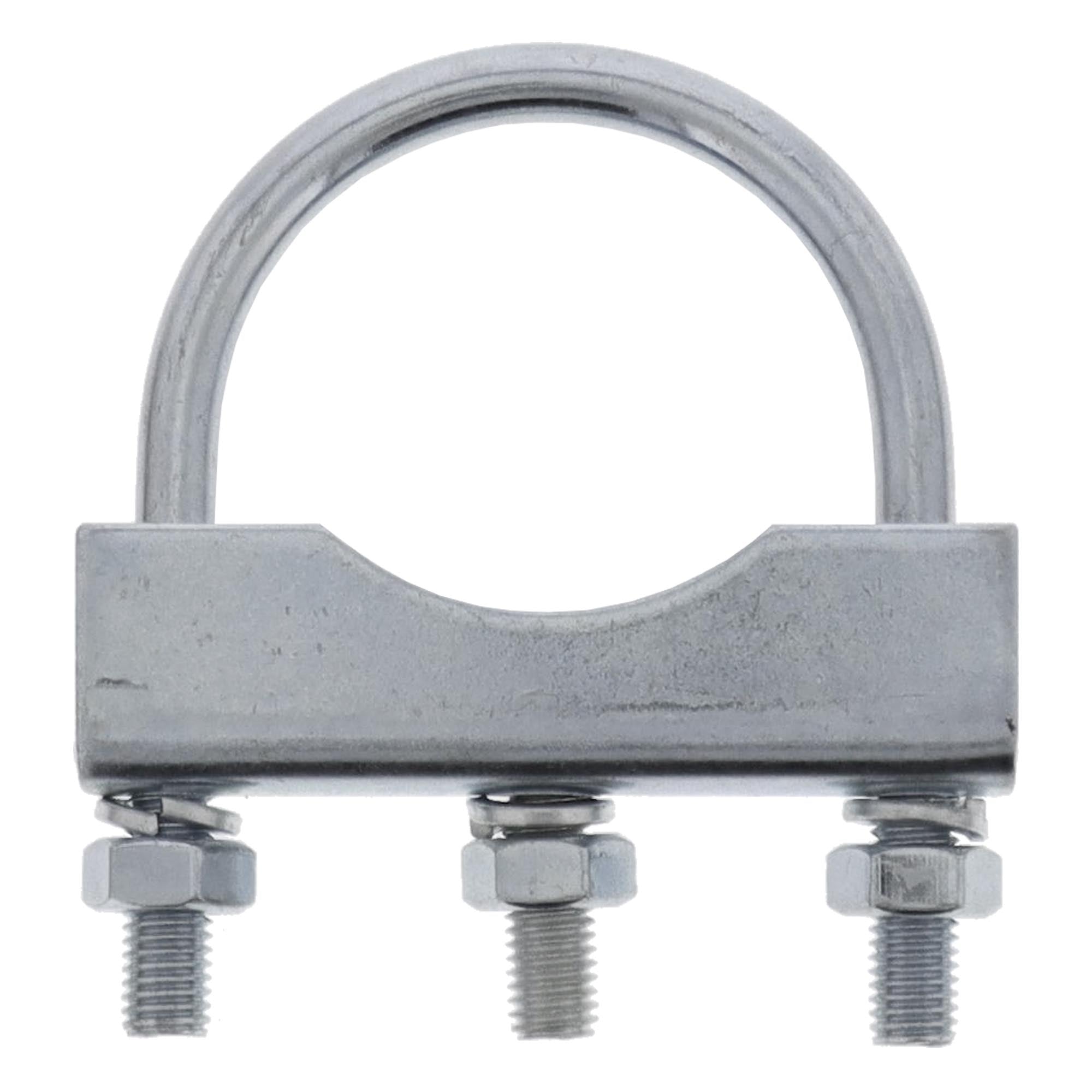 2x Rundbügel Klemmschelle 70mm für Stützrad Klemmhalter