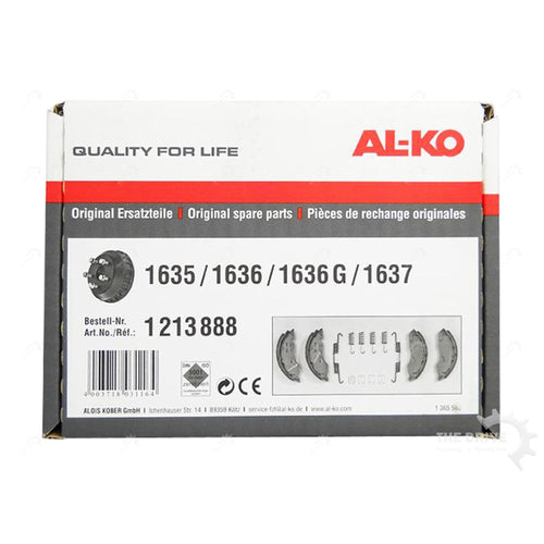AL-KO Bremsbacken Satz 1213888 für 1635 / 1636 / 1636G / 1637 160x35mm AL-KO trailerteile.eu.