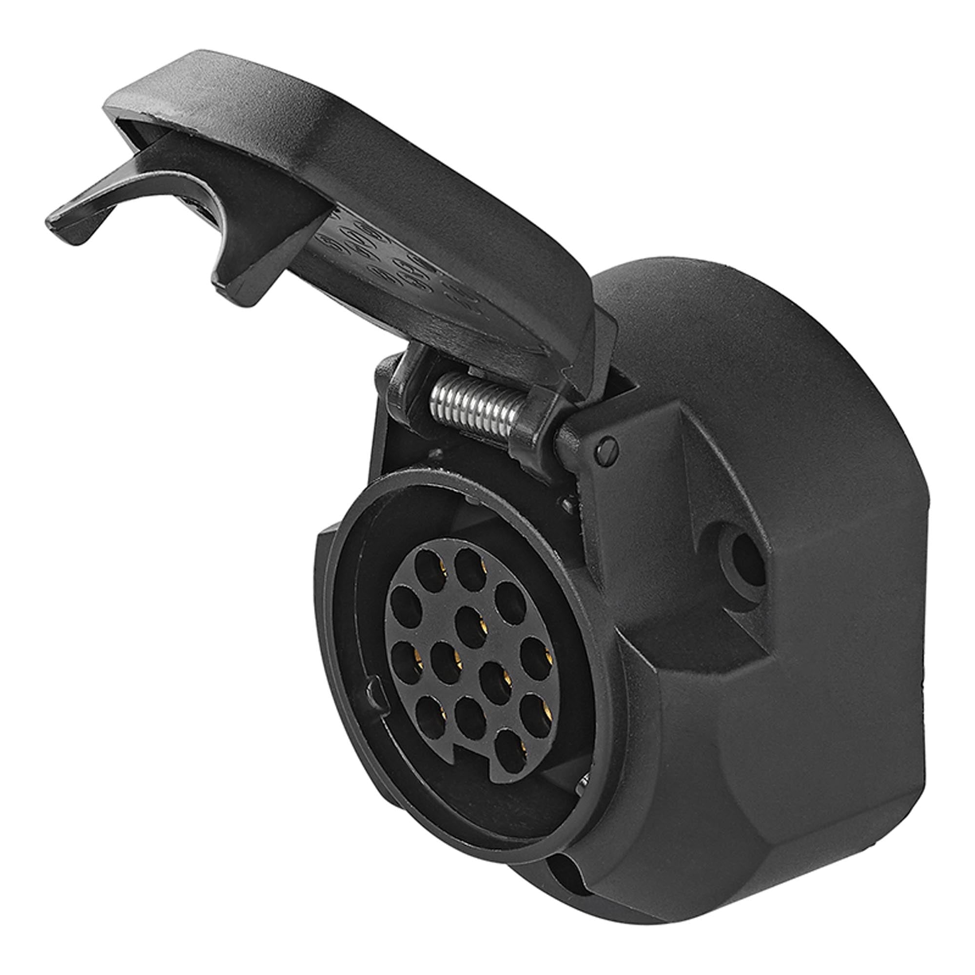 13-poliger Anhänger Stecker u. Steckdose mit Dichtung 12V