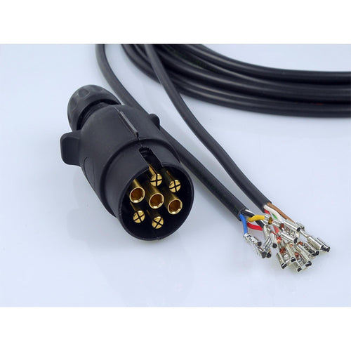 8m Aspöck Anschlusskabel 7-polig loser Stecker 58-1027-277 ASPÖCK trailerteile.eu.