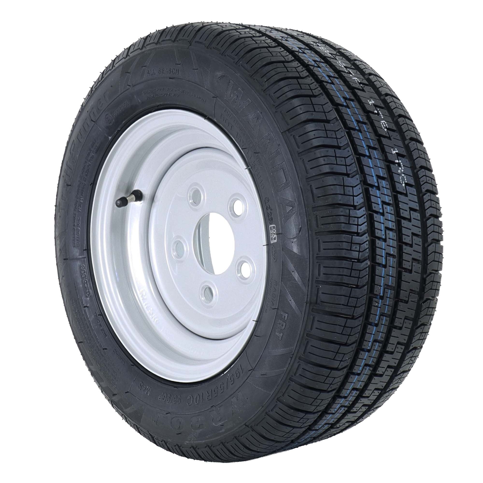 Komplettrad 195/55 R10C 98/96N M+S auf 6Jx10H2 Felge 5x112 ET25 für Eduard Anhänger TMN-Handels GmbH trailerteile.eu.