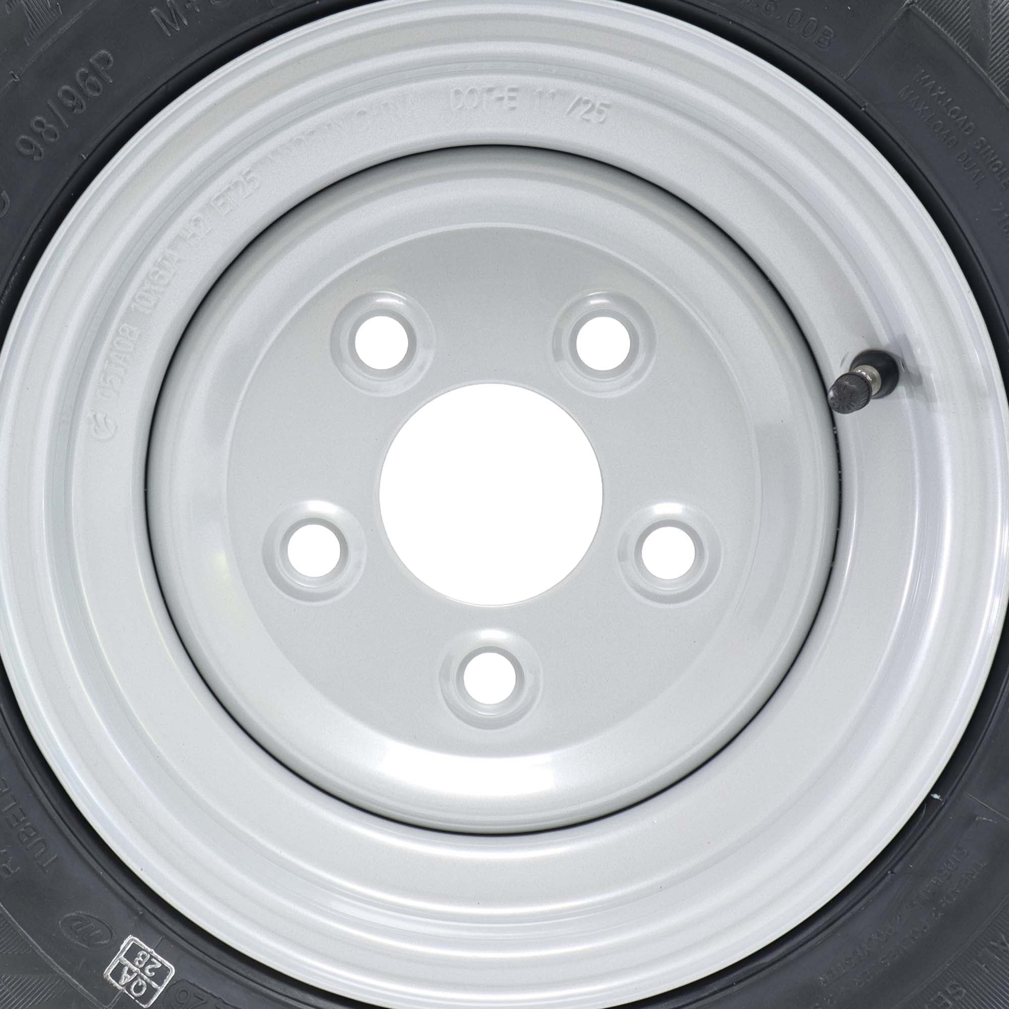Komplettrad 195/55 R10C 98/96N M+S auf 6Jx10H2 Felge 5x112 ET25 für Eduard Anhänger TMN-Handels GmbH trailerteile.eu.