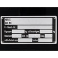 Blanko Typenschild 100x50mm PKW TheDrive trailerteile.eu.