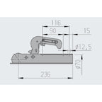 AL-KO AK7 Ausf. C / 750kg Rund 70mm AL-KO trailerteile.eu.