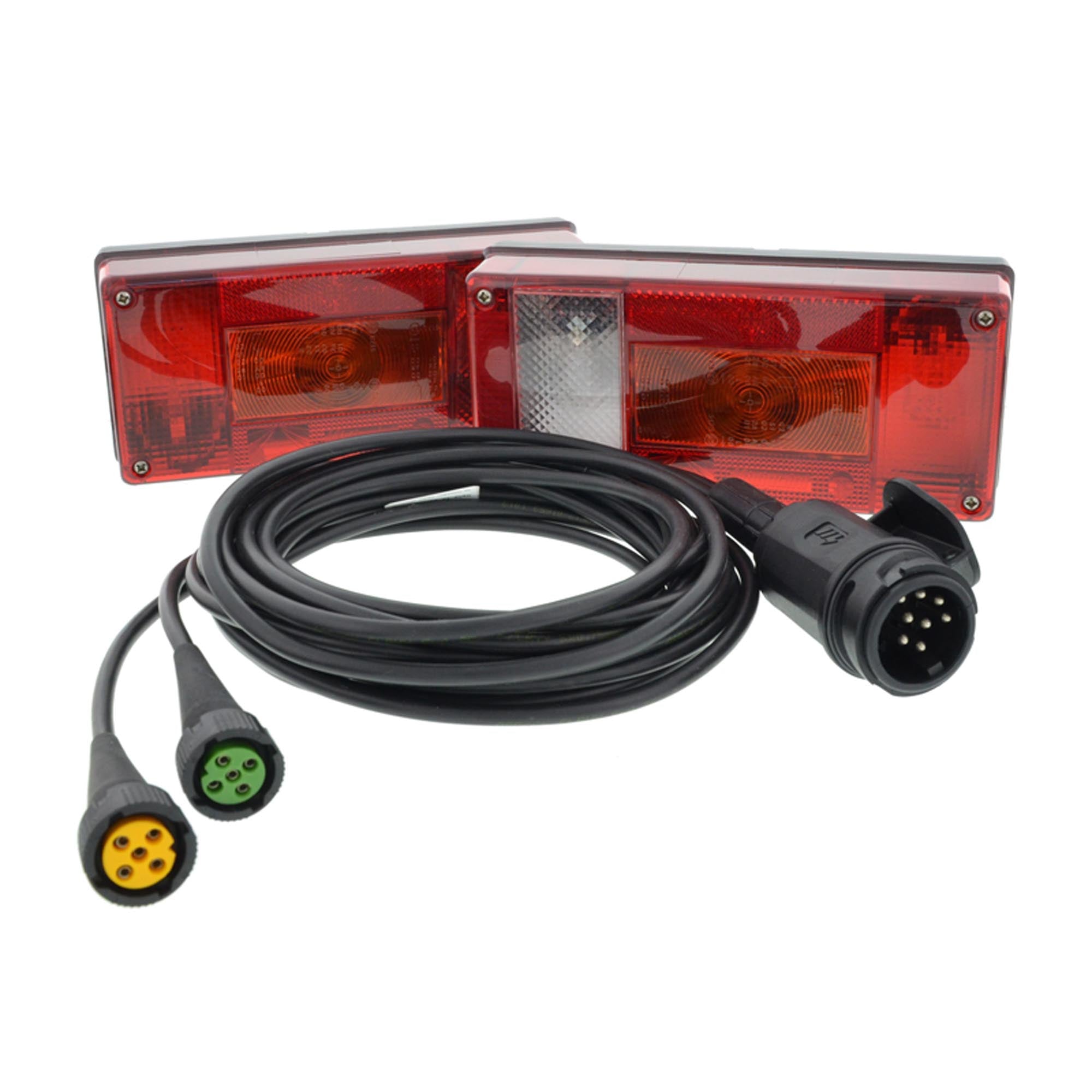 Aspöck Midipoint 1 Rückleuchtensatz inkl. 13-pol. Anschlußkabel 7 Meter