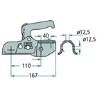 Winterhoff WW13-N Kugelkupplung ehemals EM150RA 1500KG
