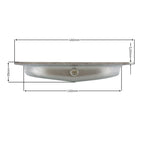 Suer Zurrring H2404 mit doppelter Bodenplatte, verzinkt, mit Rückzugfeder, Belastbarkeit 1000 daN,  DIN EN 12640:2001-01