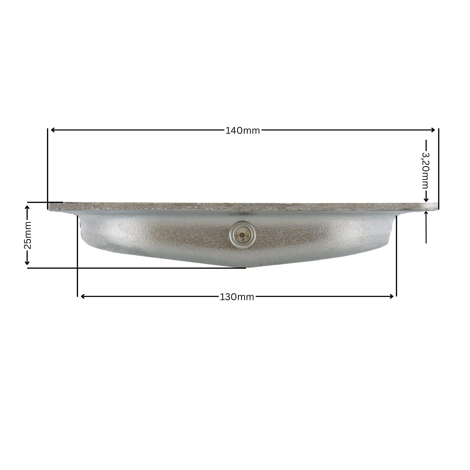 Suer Zurrring H2404 mit doppelter Bodenplatte, verzinkt, mit Rückzugfeder, Belastbarkeit 1000 daN,  DIN EN 12640:2001-01