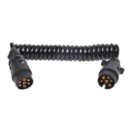 7-poliges Spiralkabel 3M mit 2x Stecker PVC KAMAR trailerteile.eu.