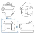 Anhänger Steckdosen-Abdeckkappe Schutzkappe