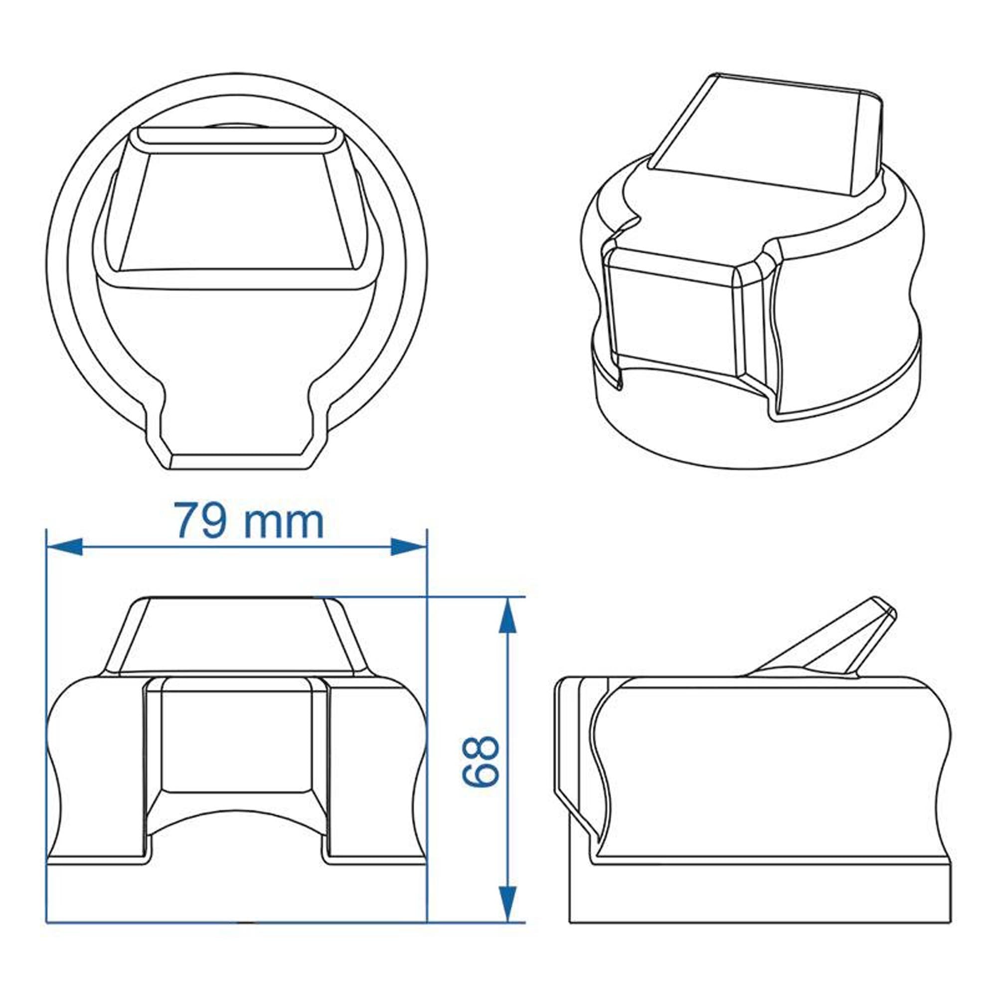 Anhänger Steckdosen-Abdeckkappe Schutzkappe