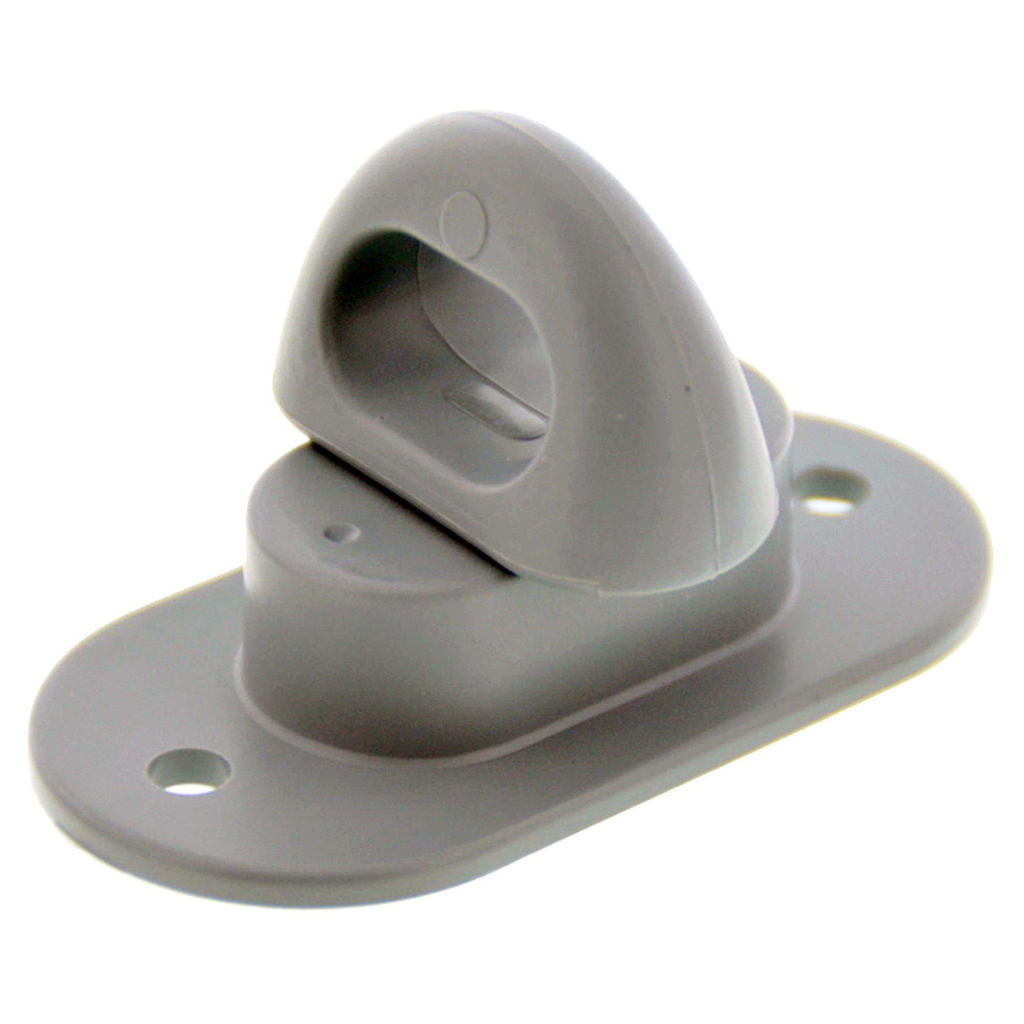 Drehverschluss für Ovalöse, grau, Kunststoff, 42 x 22 mm