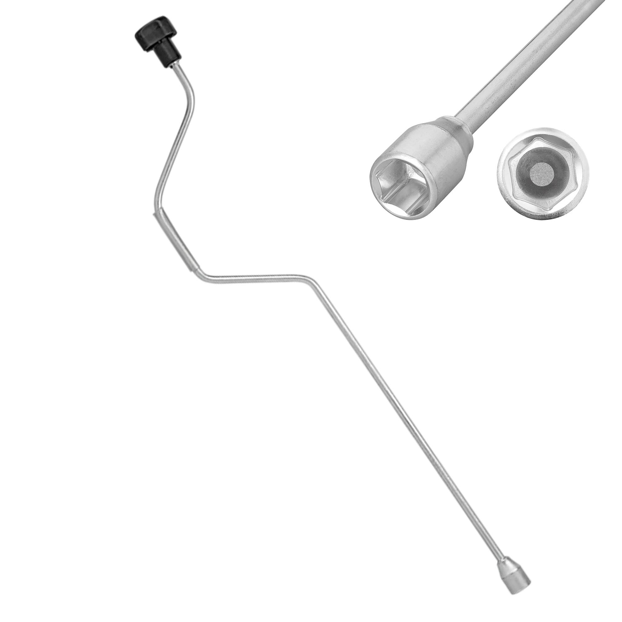 Handkurbel 840mm SW: 19mm für Ausdrehstütze