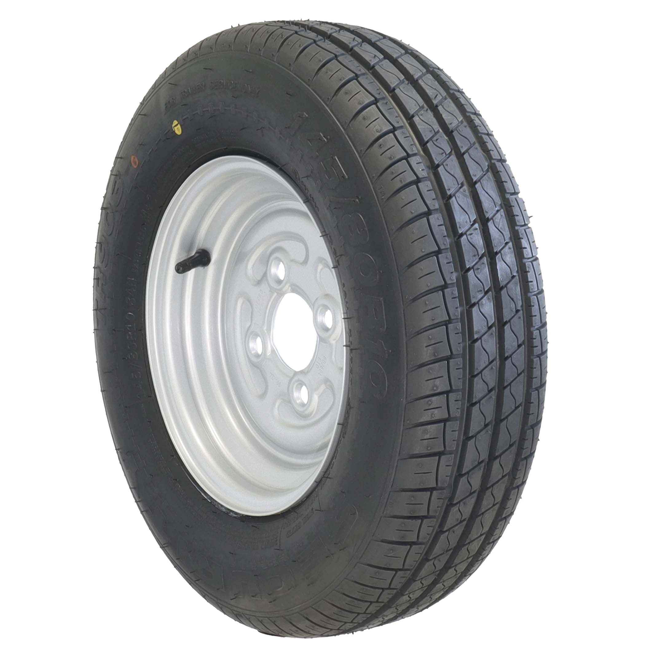 Komplettrad 145/80 R10 84N XL M+S auf 3,50x10 Felge 4x100 ET0 / ML60
