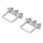 2x Vierkant Klemmschelle 60mm für Stützrad Klemmhalter