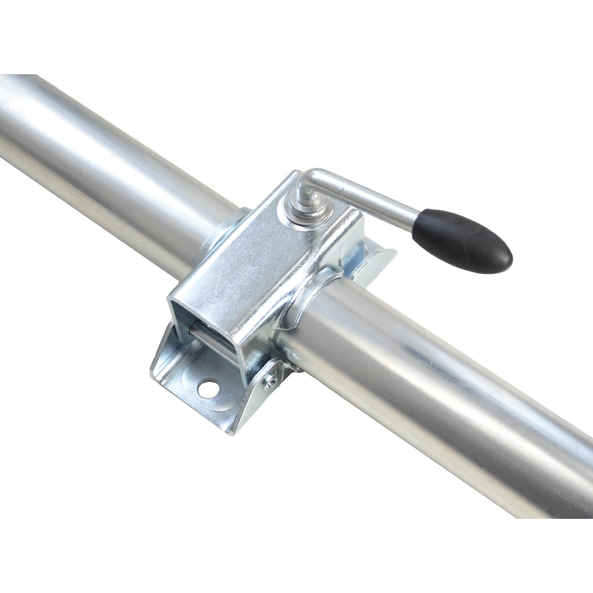 Anhängerstütze 700mm lang mit Klemmhalter Ø 48mm Rohr