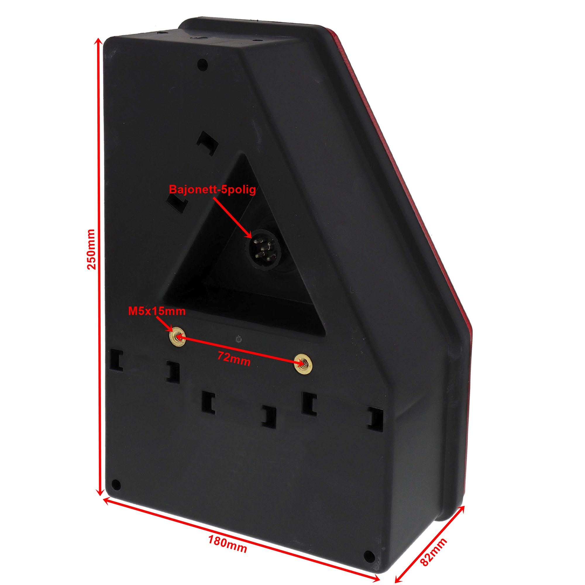 Aspöck Earpoint 1 I Rückleuchte Links