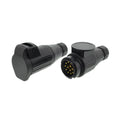 Set 13-polig Stecker und Steckdose fliegend PVC