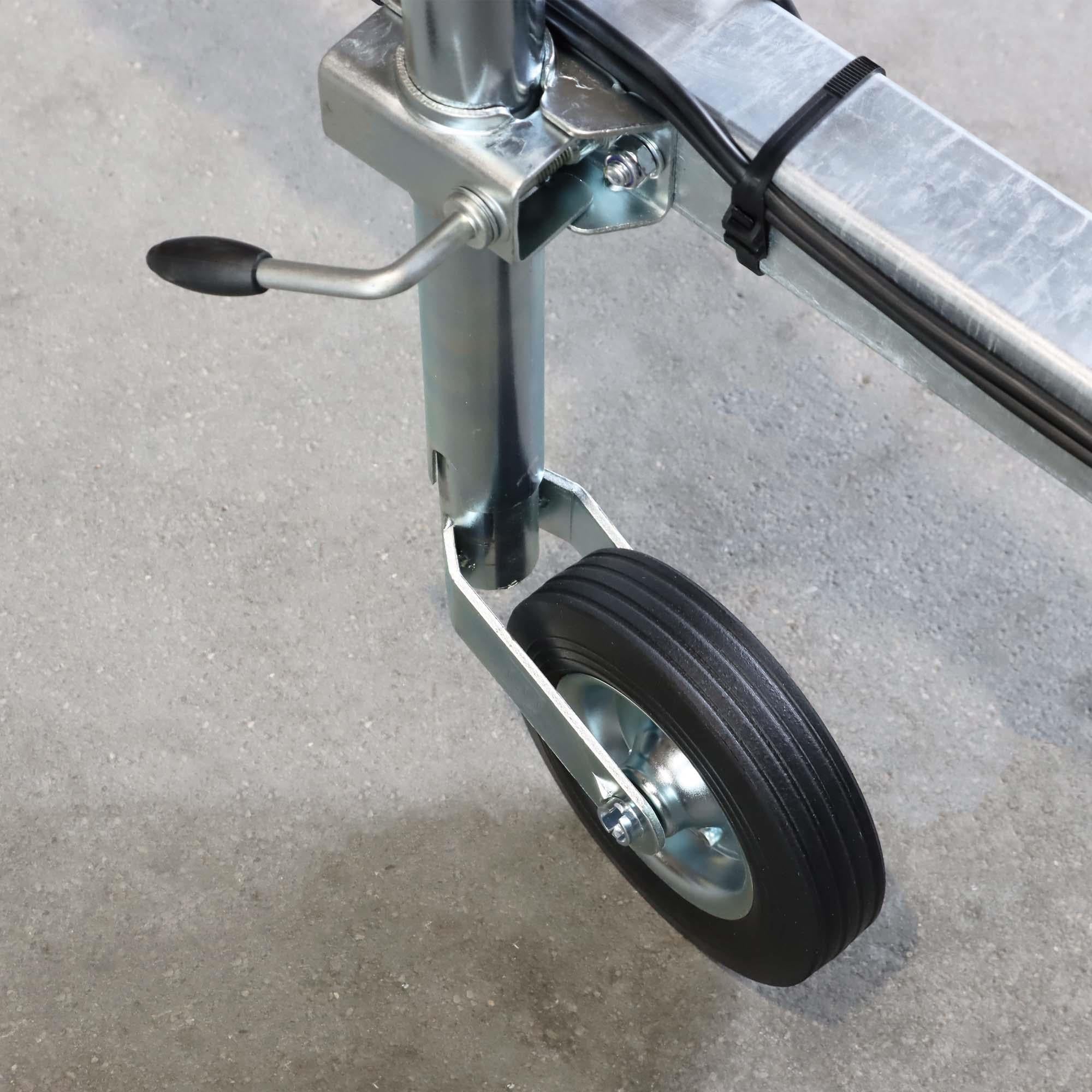 Stützrad 150kg Ø 48mm mit Klemmhalter inkl. Befestigungsschrauben