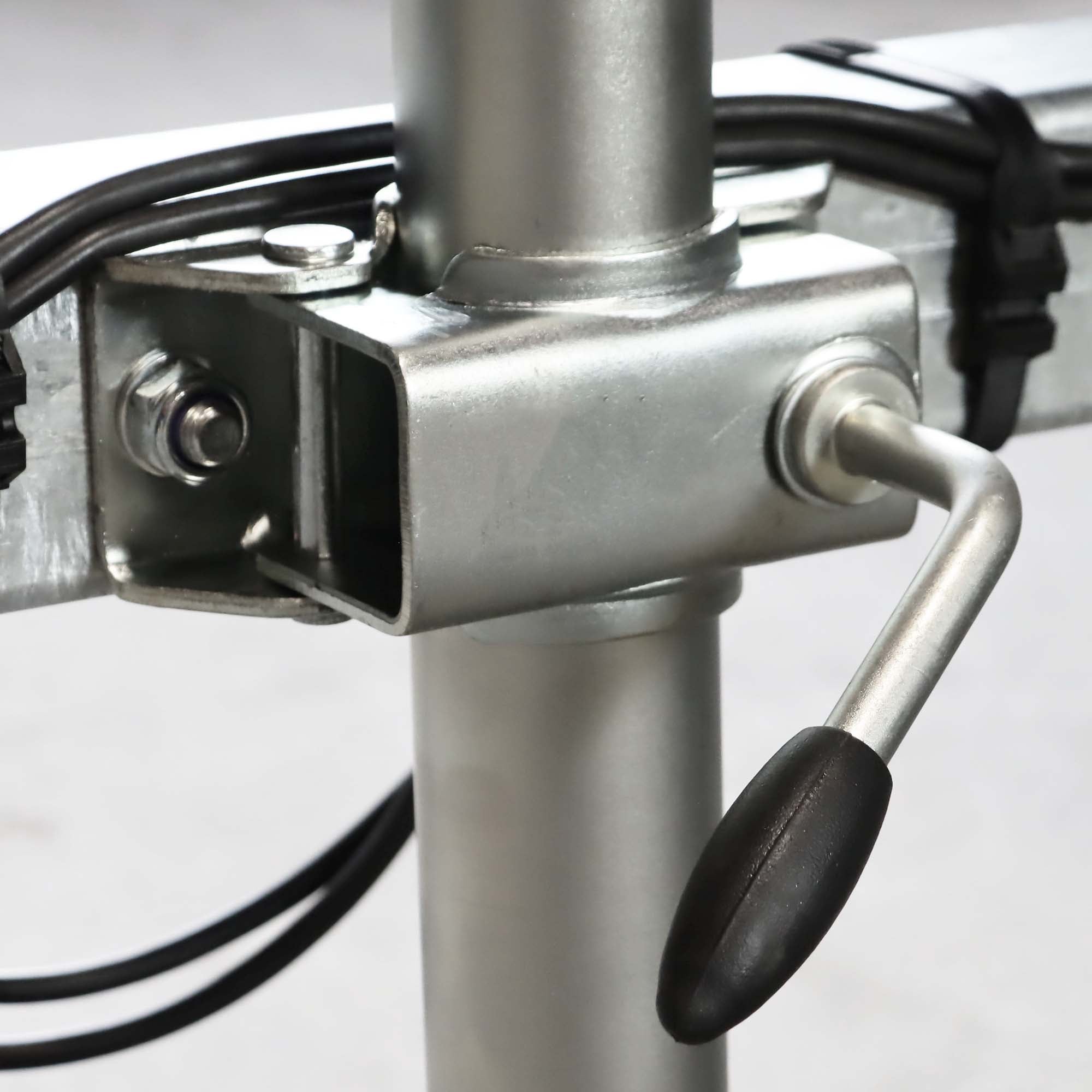 Stützrad 150kg Ø 48mm mit Klemmhalter inkl. Befestigungsschrauben