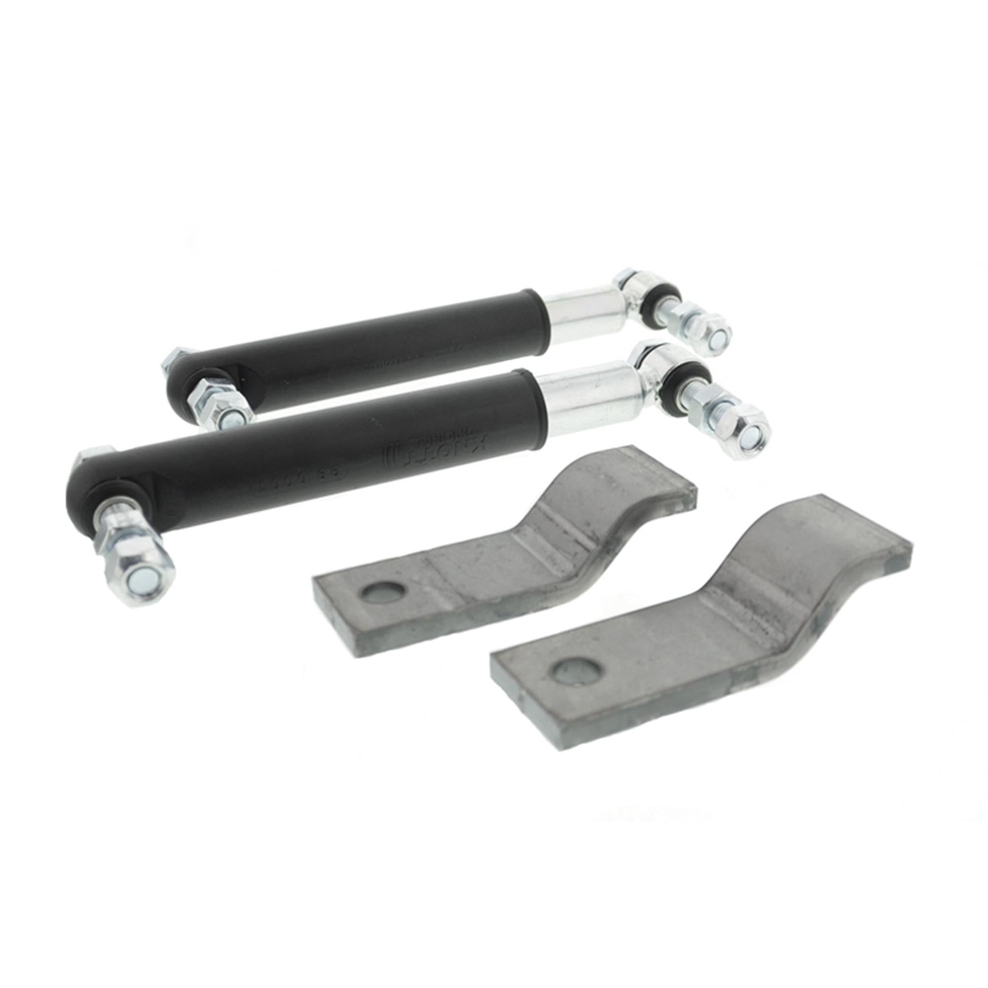 Set KNOTT Achsstoßdämpfer (2 Stück) 600 bis 1800 kg -Knott Nr. 990001 + Schraubensatz + Halter
