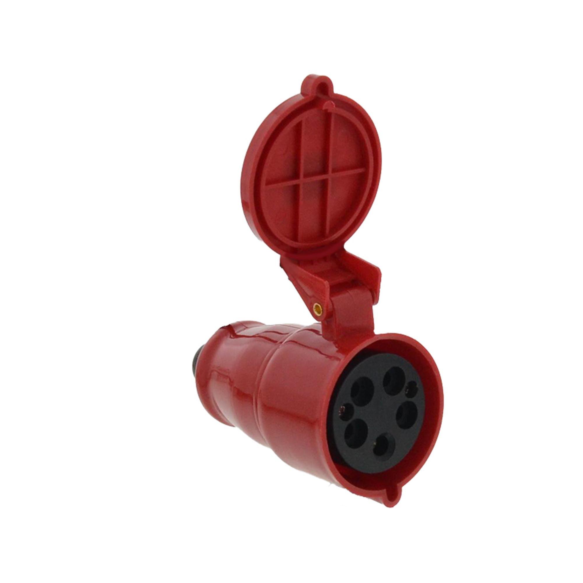 CEE In-Line Steckdose Rot 400V 32A Altai trailerteile.eu.