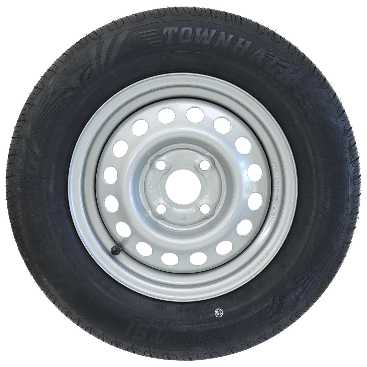 Komplettrad 155/80 R13 84N M+S auf 4Jx13H2 Felge 4x100 ET30 für Anhänger