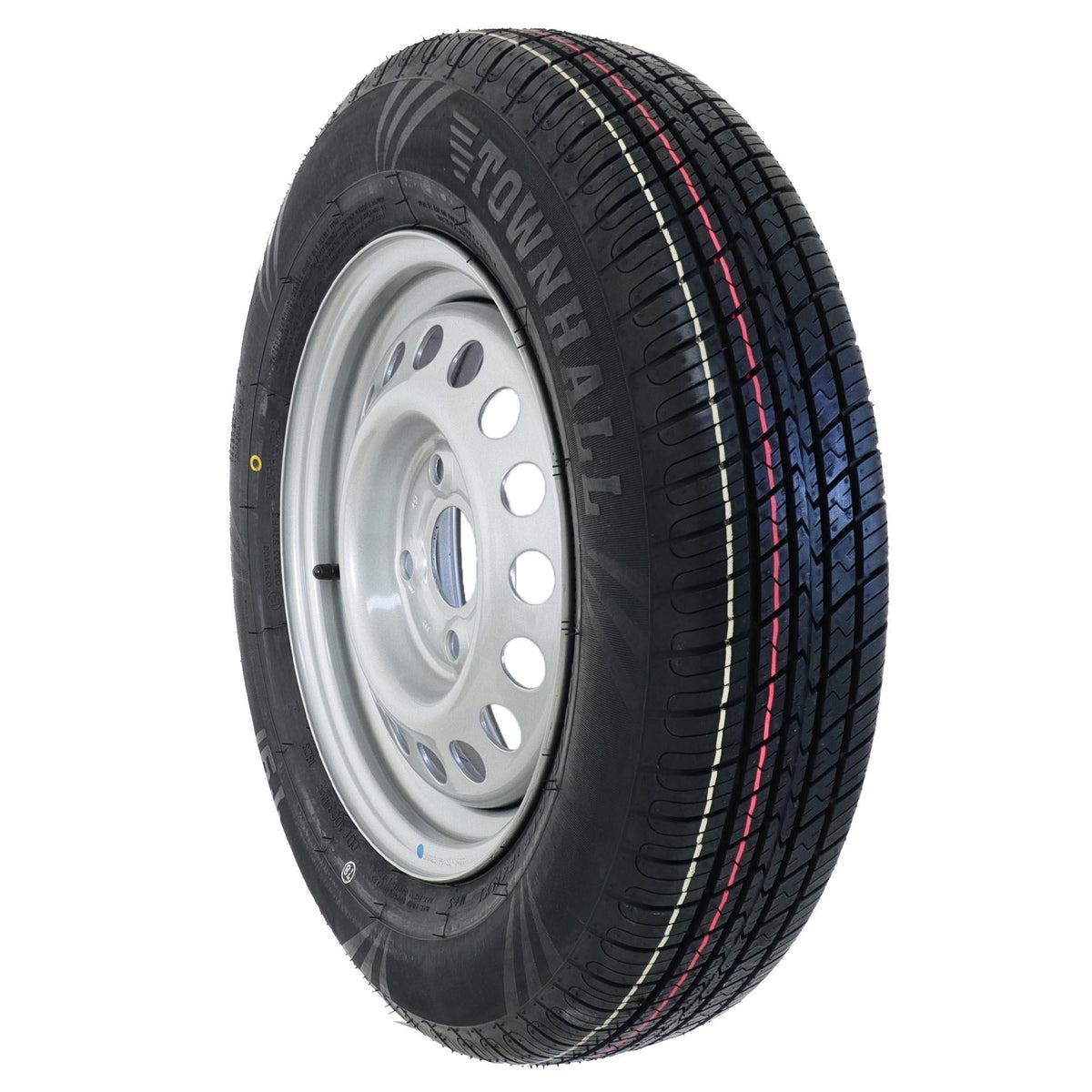 Komplettrad 155/80 R13 84N M+S auf 4Jx13H2 Felge 4x100 ET30 für Anhänger