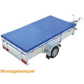 Anhänger-Flachplane mit Gummigurt 2575x1345x50mm