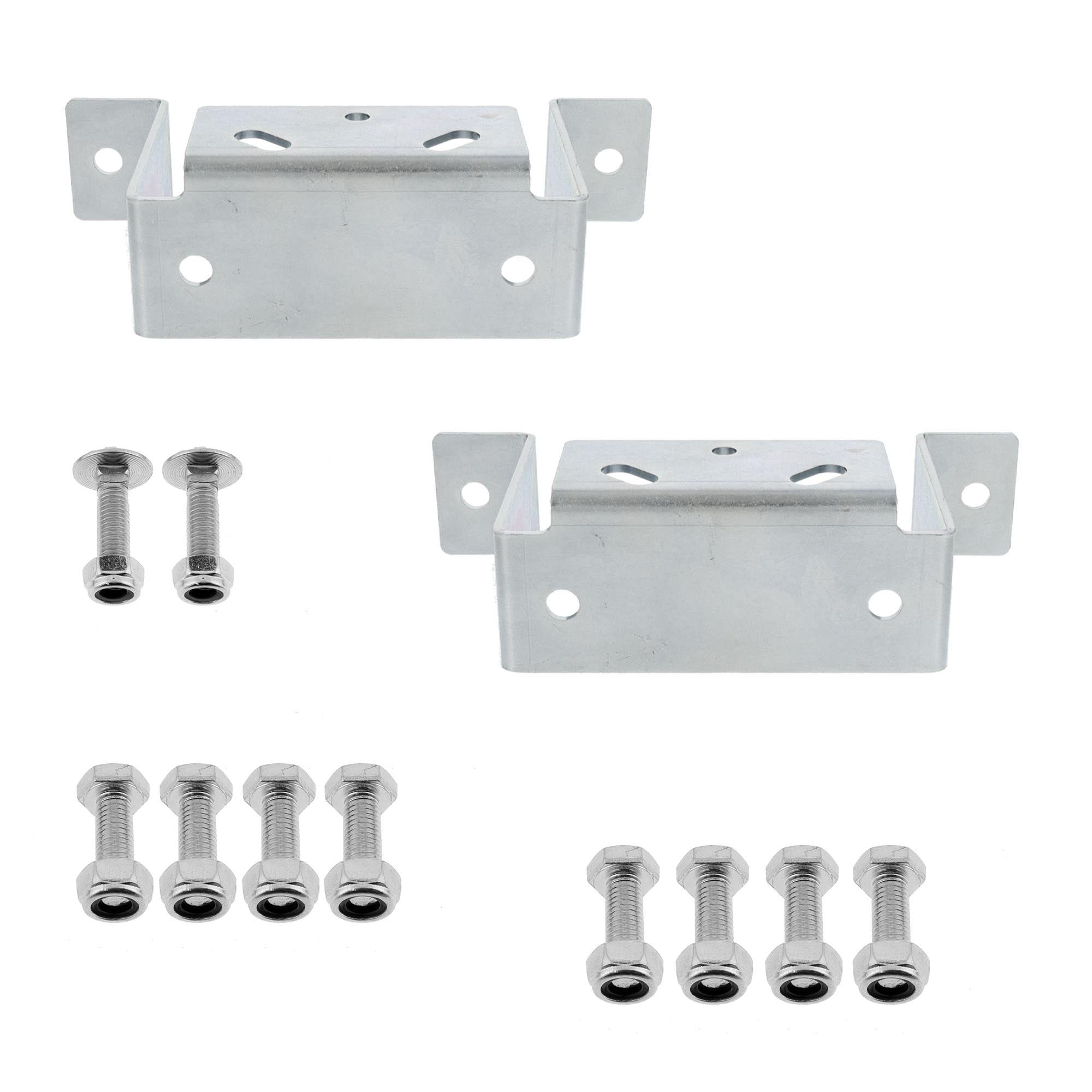 2x Halterung passend für STEMA für Klemmhalter / Abstellstützen inkl. Schraubensatz