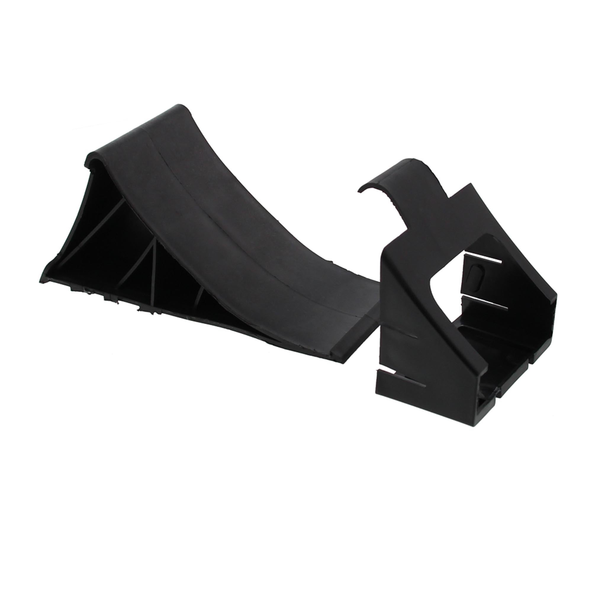 Unterlegkeil schwarz mit Halterung