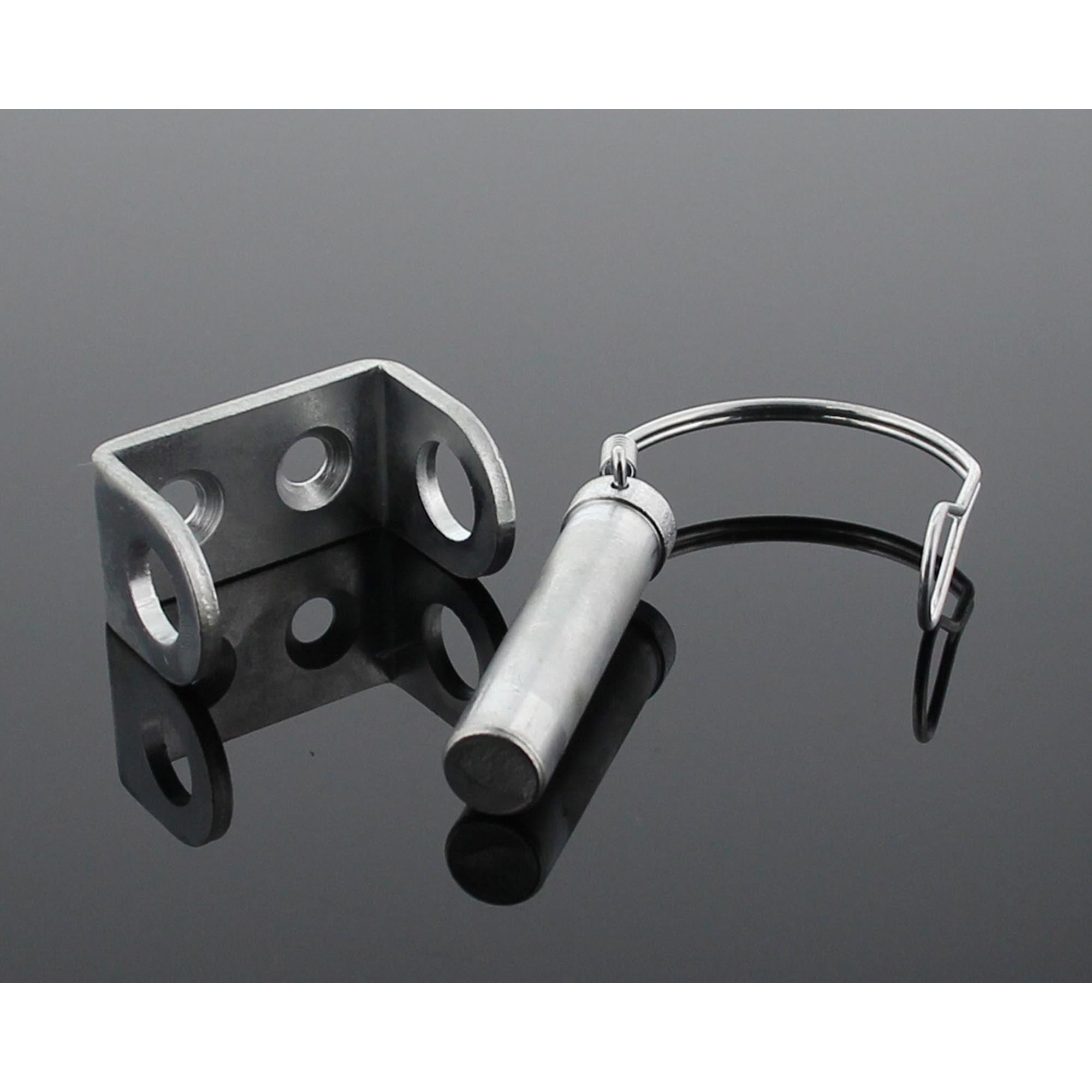 Scharnierhalter mit Bolzen für Heckklappen 15mm