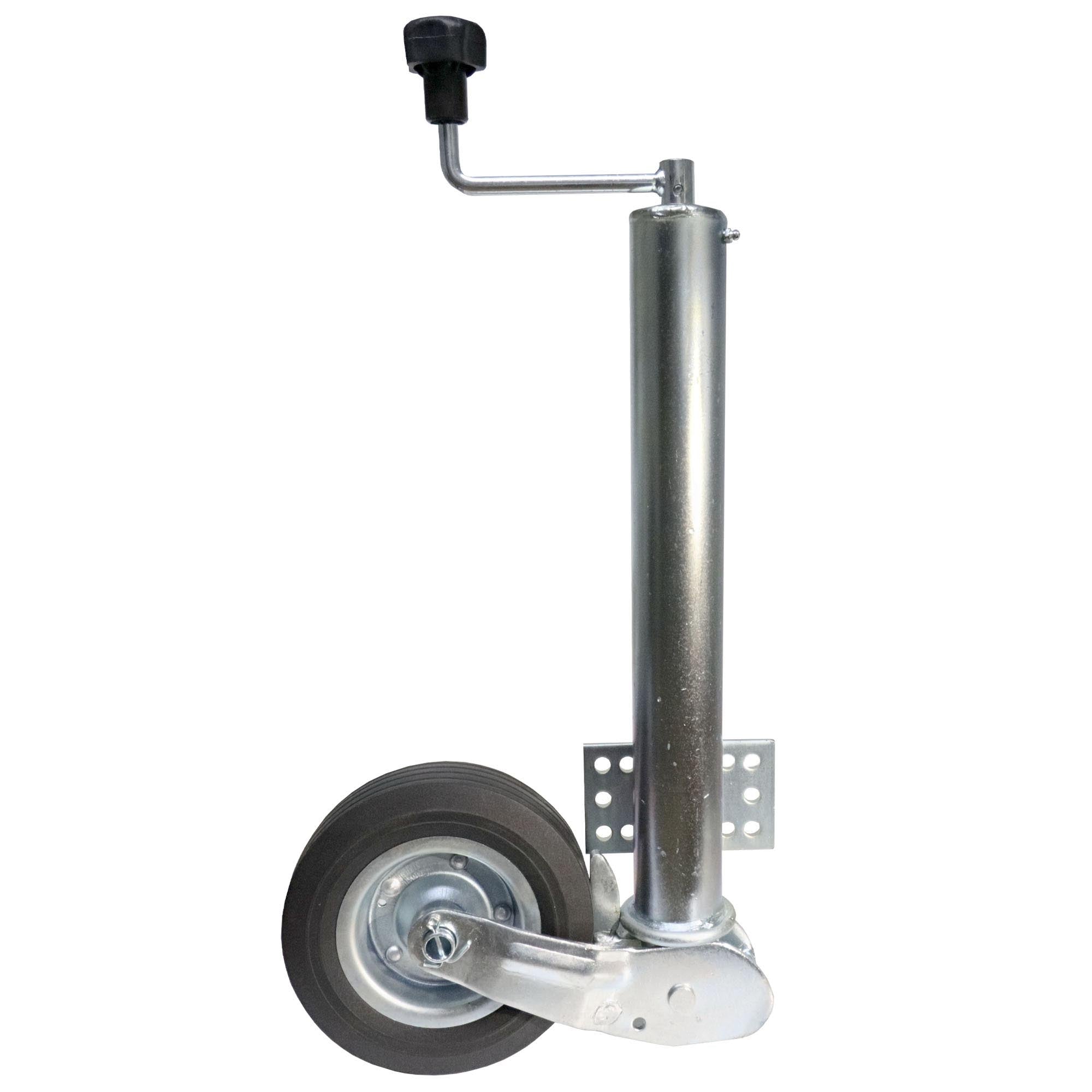 Anhänger Automatik  Stützrad 400kg Flansch 0mm + Schraubensatz