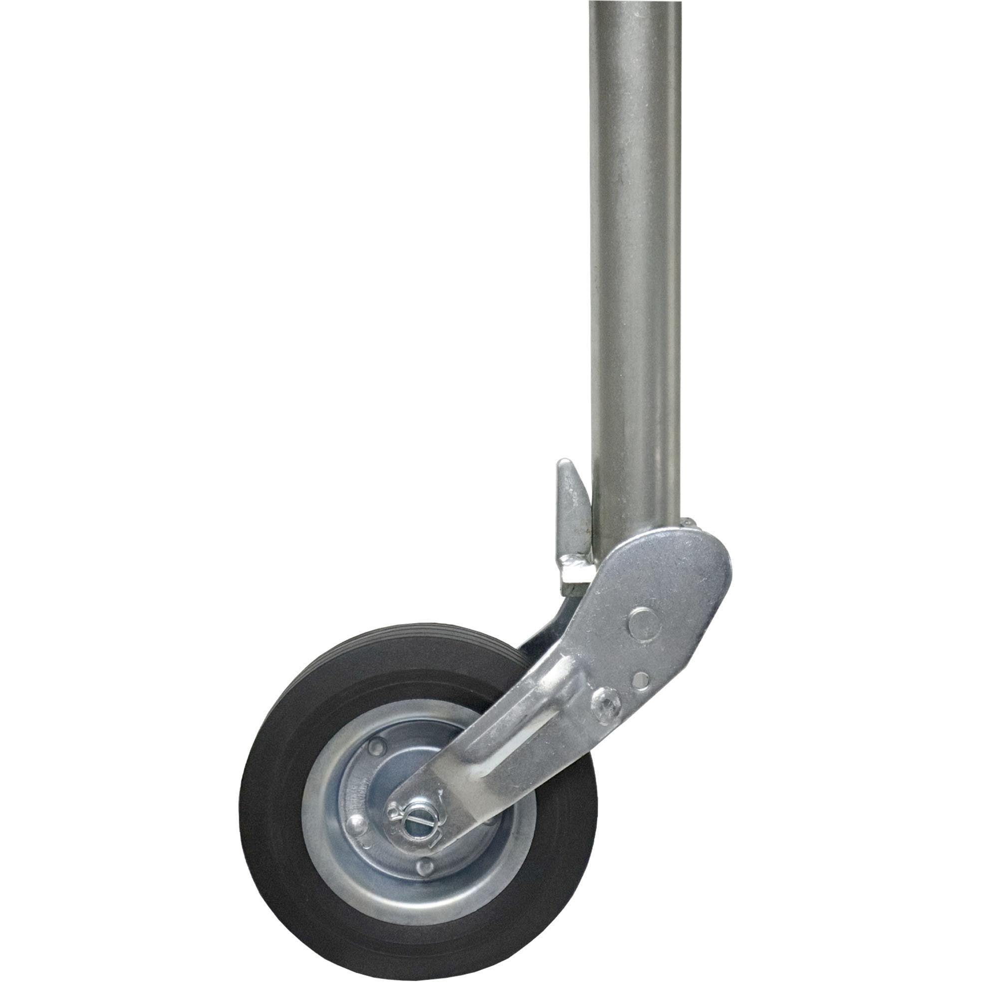 Automatik-Stützrad 60mm, 400kg Stützlast Flansch 0mm TheDrive trailerteile.eu.