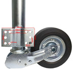 Automatik-Stützrad 60mm, 400kg Stützlast Flansch 0mm TheDrive trailerteile.eu.