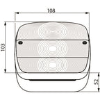 AJ.BA Rücklicht FP11 mit Kennzeichenleuchte