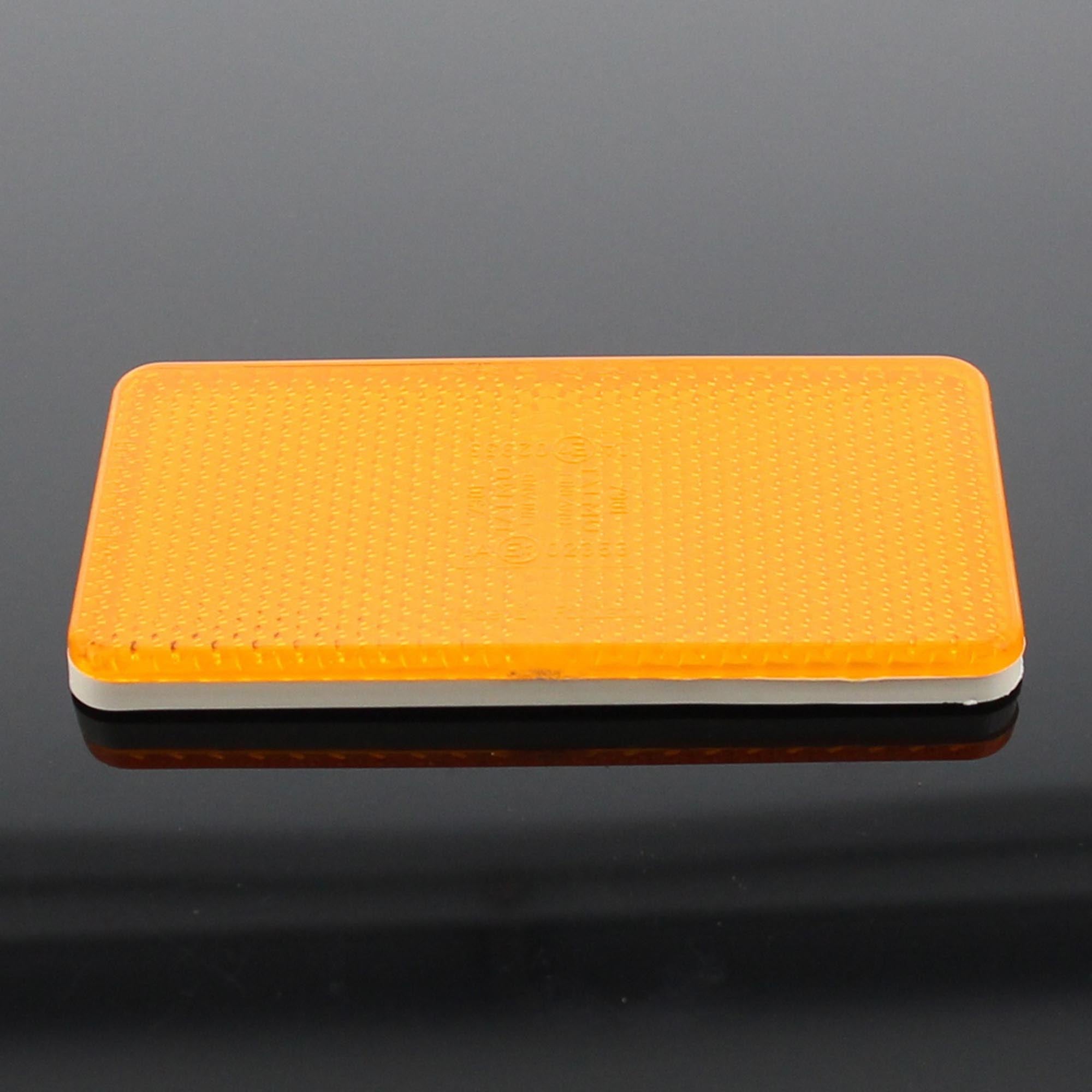 Hella Rückstrahler Gelb/Orange Selbstklebend 105x55x7,4mm